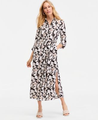 Women's Black Shirt Maxi Dresses | Macy's