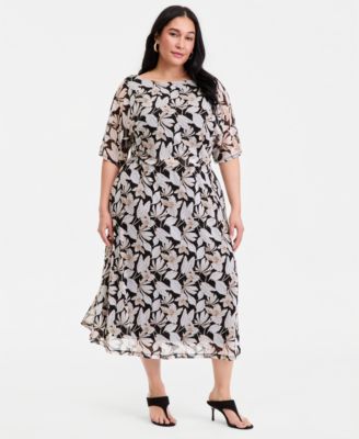 Women's Black Floral Dresses | Macy's