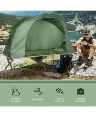 Elevated Compact Cot Tent Set with External Rain Cover