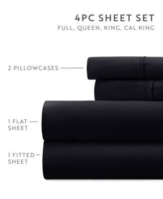 Style Simplified 4-Pc. Sheet Set, Queen