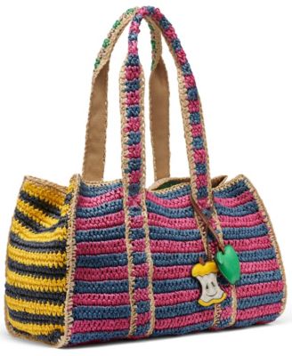 Silver-Tone Hardware Large Nessa Tote Handbag