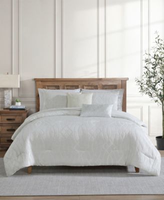 Trellia Trellis Jacquard 5-Pc. Comforter Set, Queen