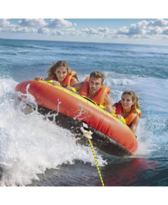 Inch Round Rider Towable Boat Tube with Nylon Cover
