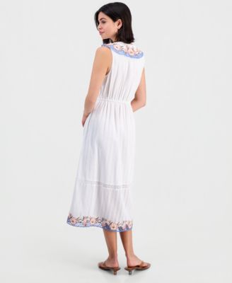 White Petite Maxi Dresses | Macy's