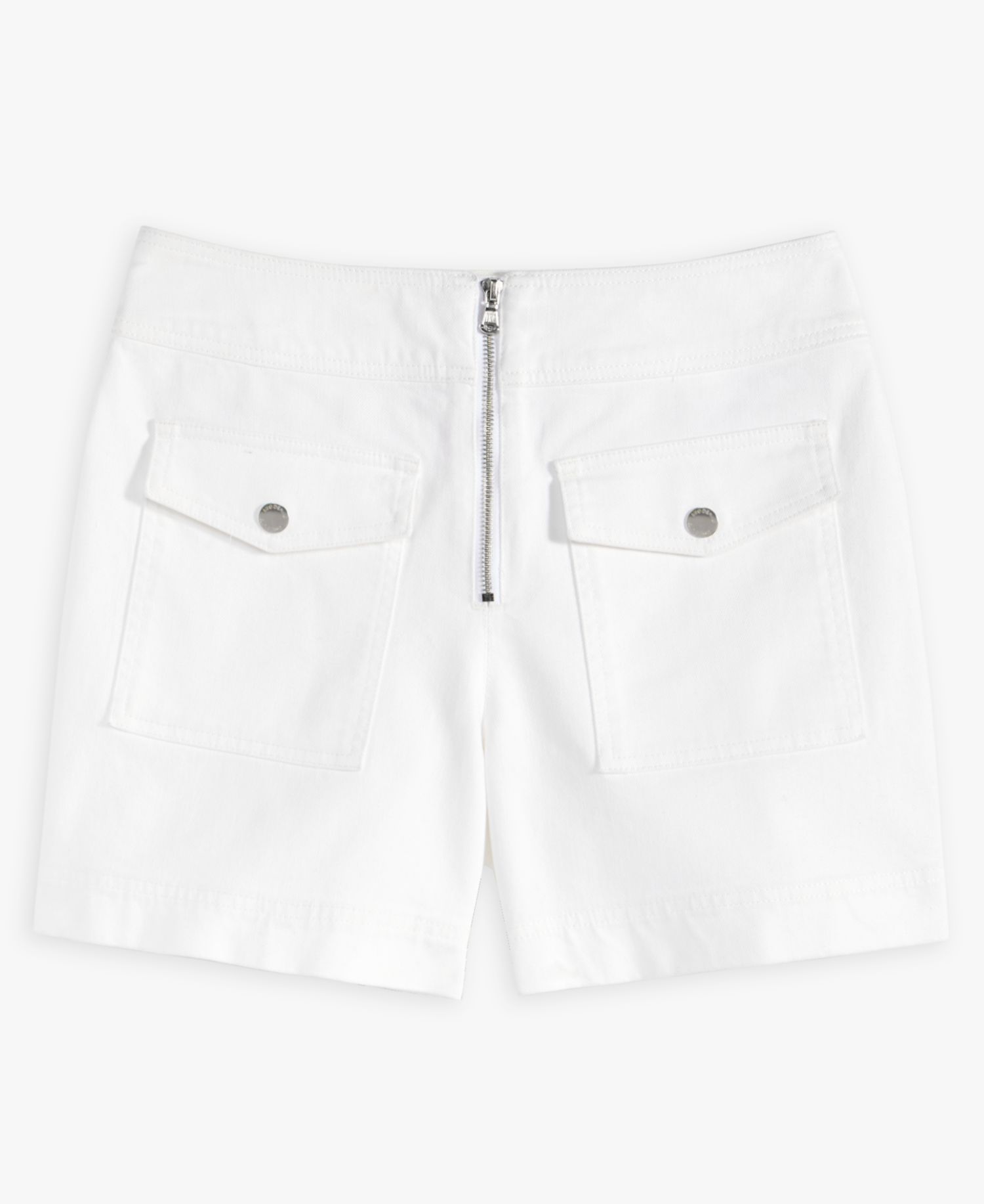 Women's Zip-Front Denim Shorts