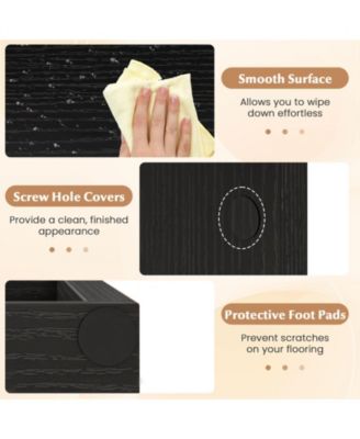 Three Tier Bookshelf with Open Display Shelves for Small Space