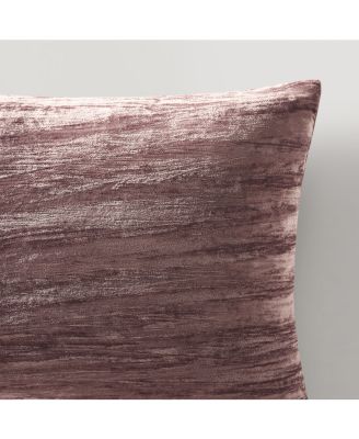 Elara Velvet Lumbar 14" x 20" - Dusty Mauve