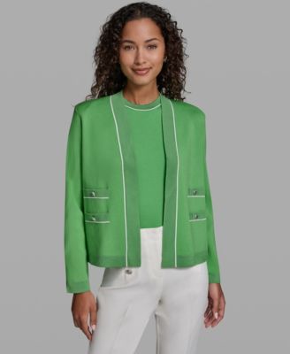 Women's Knit Cropped Jacket