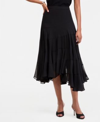Women's Asymmetrical Midi Skirt