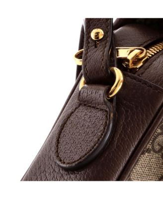 Small Ophidia Flap Shoulder Bag GG Coated Canvas