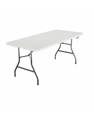 6FT Folding Table - Large, Waterproof & Easy Storage for Family Gatherings & Outdoor Dining