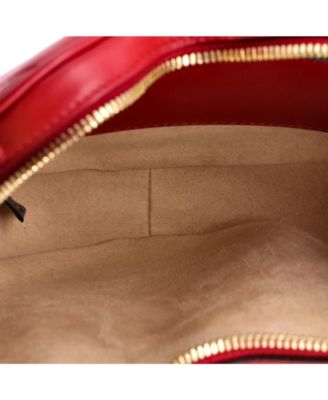 Mini Interlocking G Heart Shoulder Bag Diagonal Quilted Leather