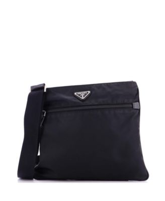 Medium Front Pocket Messenger Bag Tessuto