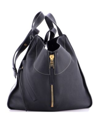 Medium Hammock Bag Printed Leather