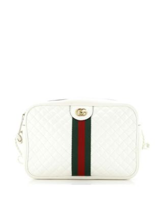 Small Trapuntata Camera Bag Quilted Leather