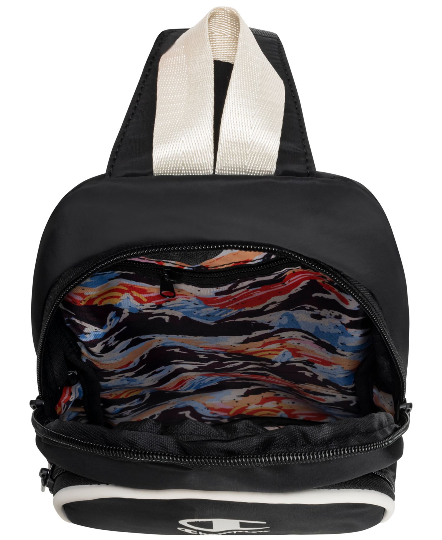 Men's Printed Logo Sling Bag