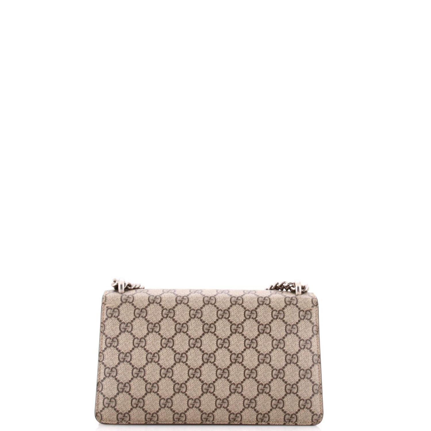 Small Dionysus Bag GG Coated Canvas with Crystal Embellished Metal
