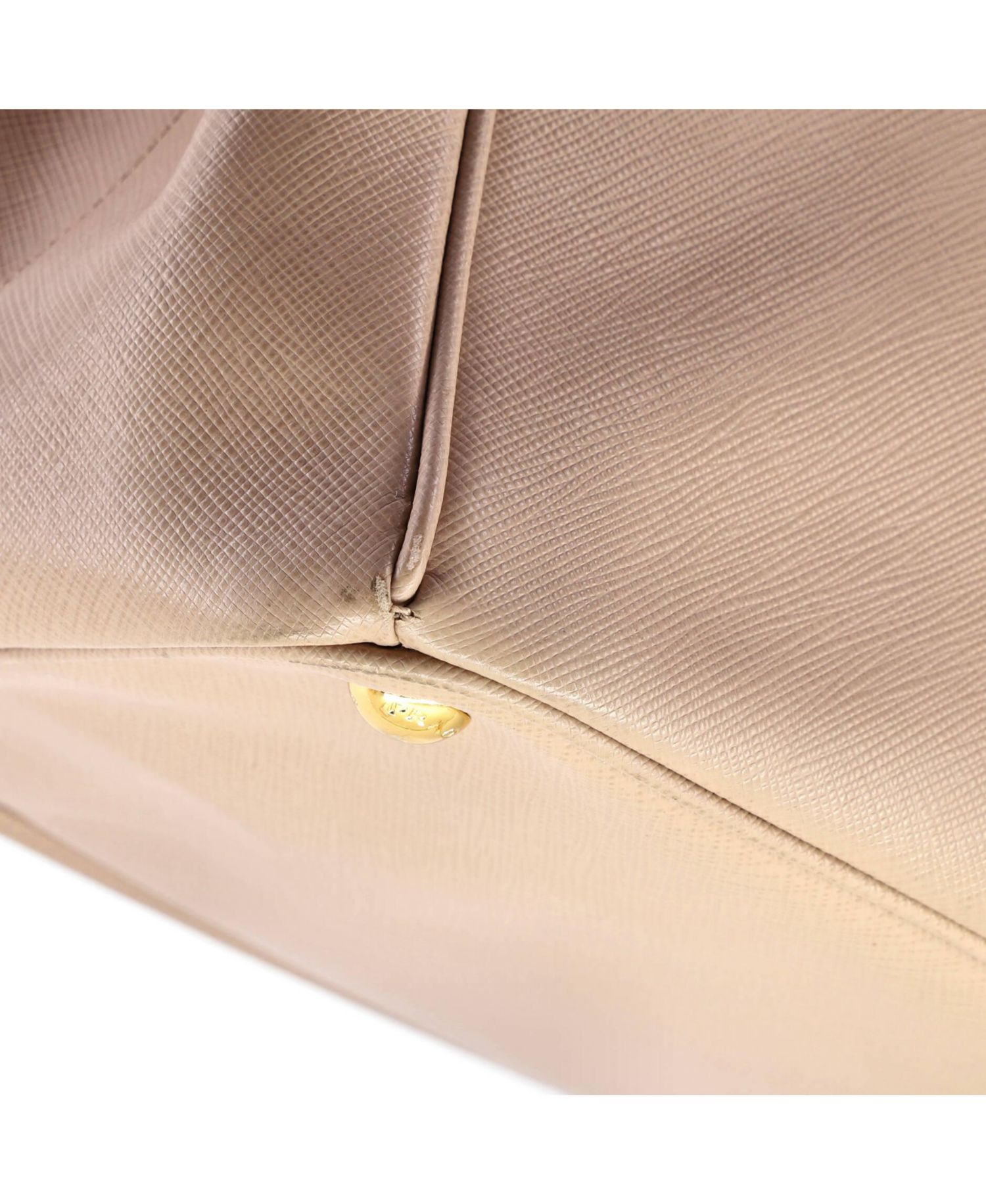 Medium Double Zip Lux Tote Saffiano Leather