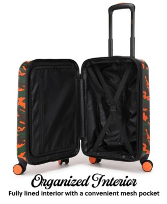 Camo Small Expandable Hardside Carry-On Spinner Suitcase