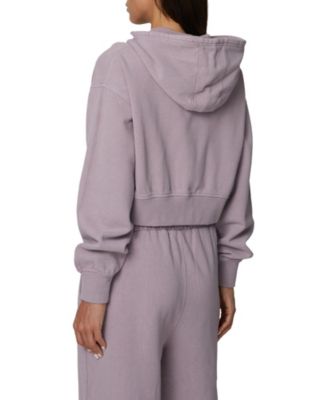 Women's Essential Cropped Zip Hoodie