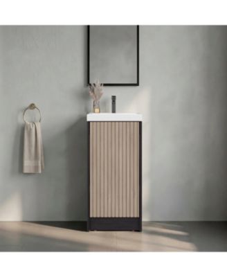 Homer Floor Bathroom 32" H, One Door and Two Interior Shelve