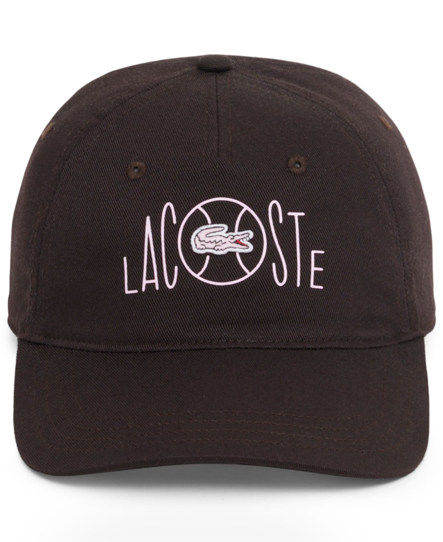 Мужская кепка Lacoste Printed Twill 5-Panel Adjustable Hat, цвет: Buffalo — фото 4