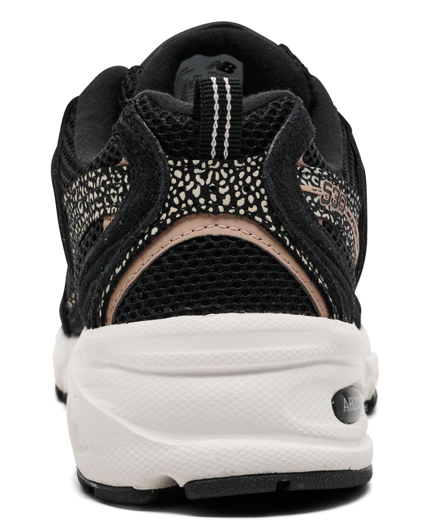 Мужские кроссовки New Balance 530 Sneakers, цвет: Чёрный / Серо-коричневый — фото 4