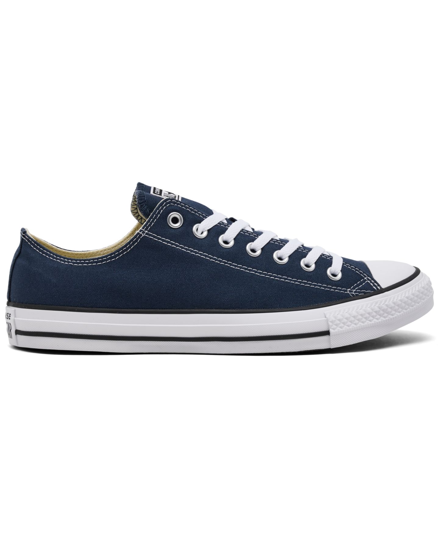 Мужские кроссовки Converse Chuck Taylor Low Top, цвет: Тёмно-синий / Белый — фото 2