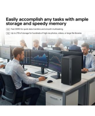 V500 Tower Desktop Intel Core i7 16GB RAM Intel UHD Graphics 512GB SSD Storage Windows 11 Home