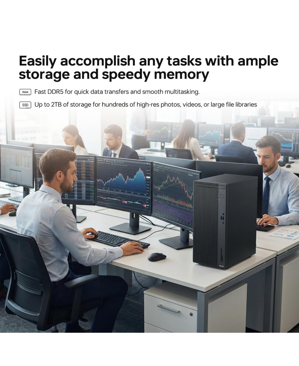 Asus V500 Tower Desktop Intel Core i7 16GB Ram Intel Uhd Graphics 512GB Ssd Storage Windows 11 Home