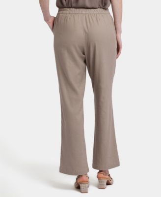 Petite Relaxed Drawstring Pull-On Pants 