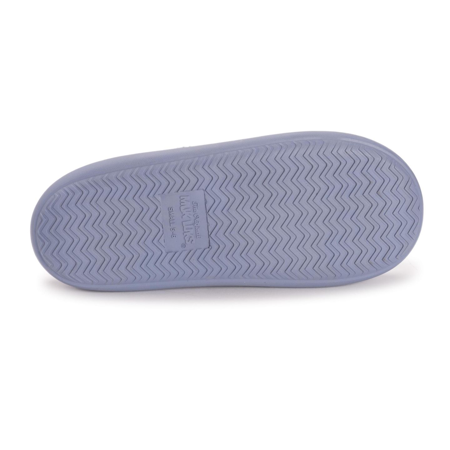 Женские тапочки MUK LUKS Marsai Slide Slipper, цвет: Шамбре синий — фото 5