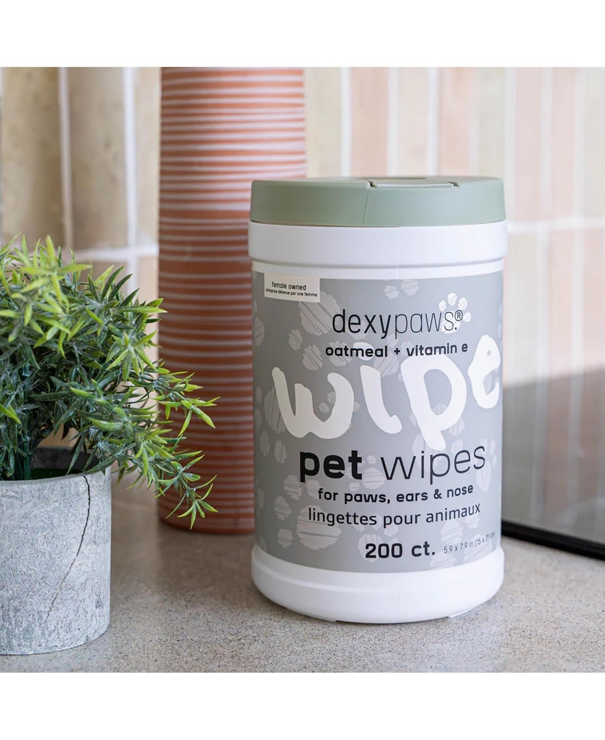 Dexypaws Pet Wipes: Oatmeal & Vitamin E