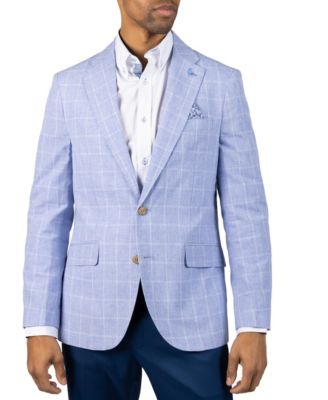 Men's Melange Windowpane Sport Coat