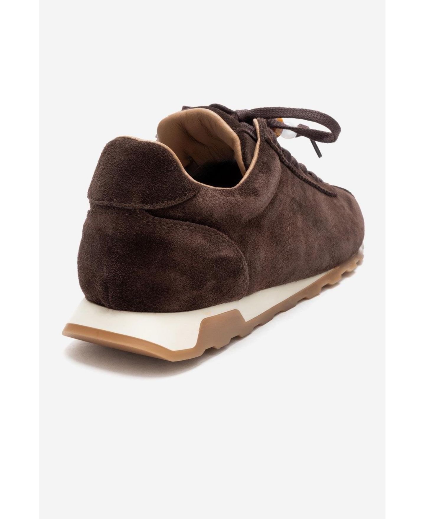 Женские кроссовки Forever & Always Shoes Brea Leather Embellished, цвет: Коричневый замшевый — фото 6