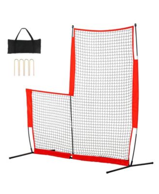 7 x 7 Ft Baseball and Softball L Screen with Carry Bag