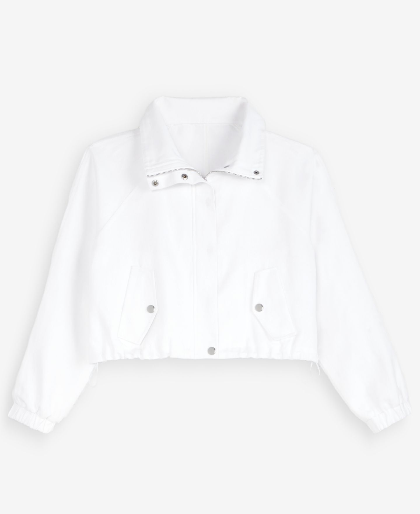 Женская куртка On 34th Linen-Blend Utility, цвет: Яркий белый — фото 5