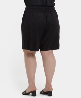 Plus Size Breezy Bermuda Drawstring Shorts