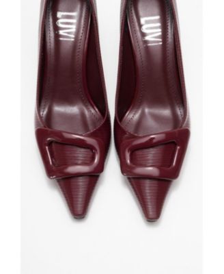 Women's Astra Buckle Pointed Toe Pump