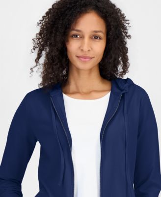 Women's Zip-Front Hooded Sweatshirt