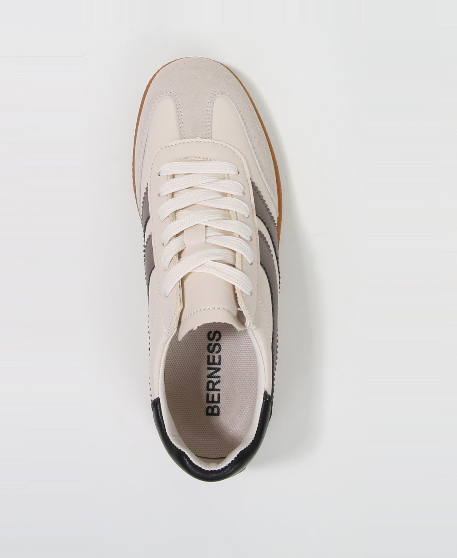 Women's Lilliann Mixed Panel Lace-Up Sneakers