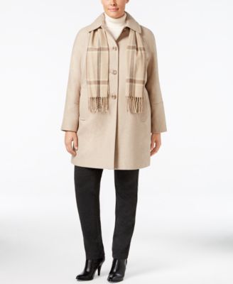 Women's Pea Coat London Fog London Fog Women's Wool Button Coat