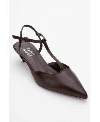 Womens Asher Pointed Toe Slingback Pump