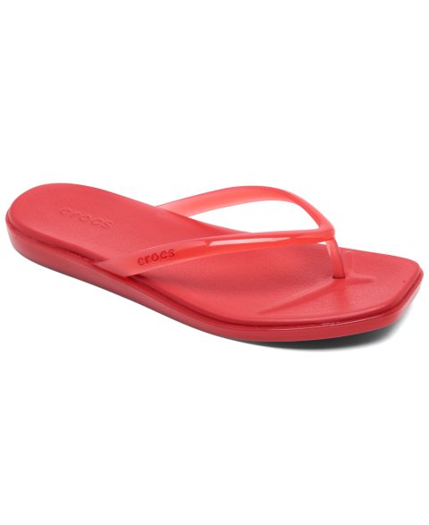 Женские сандалии-вьетнамки Crocs Miami Frosted, цвет: Guava