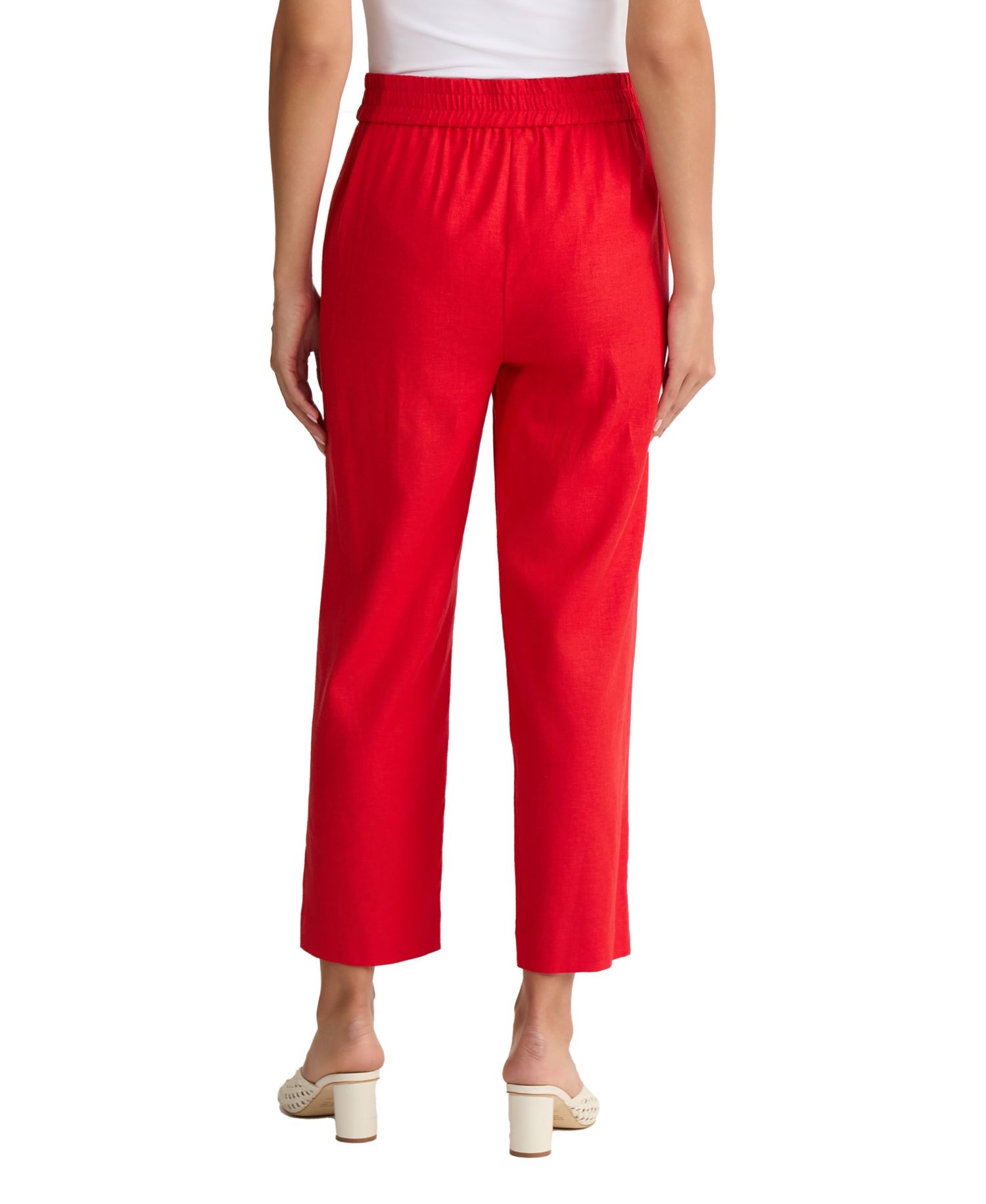 Petite Slash Pocket Cropped Pants