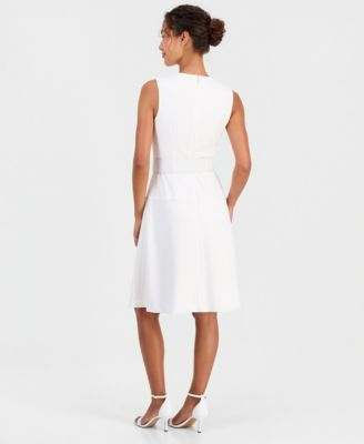 macys womens white dress Casual And Now This Women's Linen-Blend