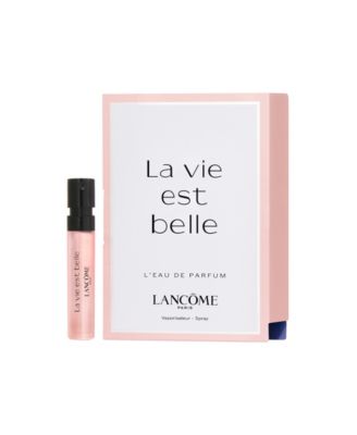 Free Lanc&ocirc;me fragrance samples with $125 Lanc&ocirc;me fragrance purchase! 
