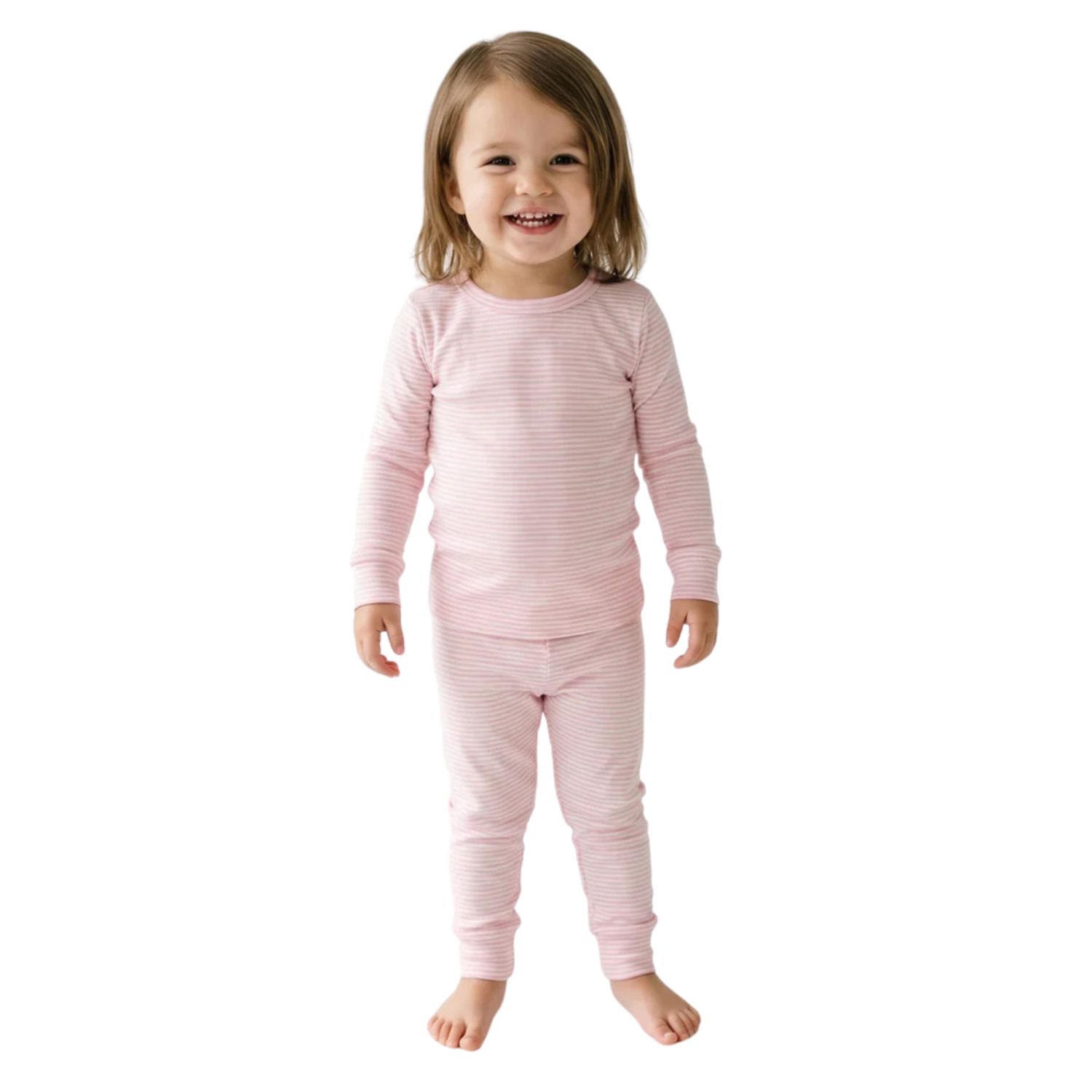 Baby Girls Stripe Pajama Set