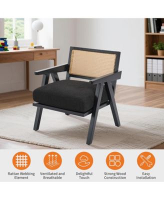 Mid-Century Farmhouse Accent Chair