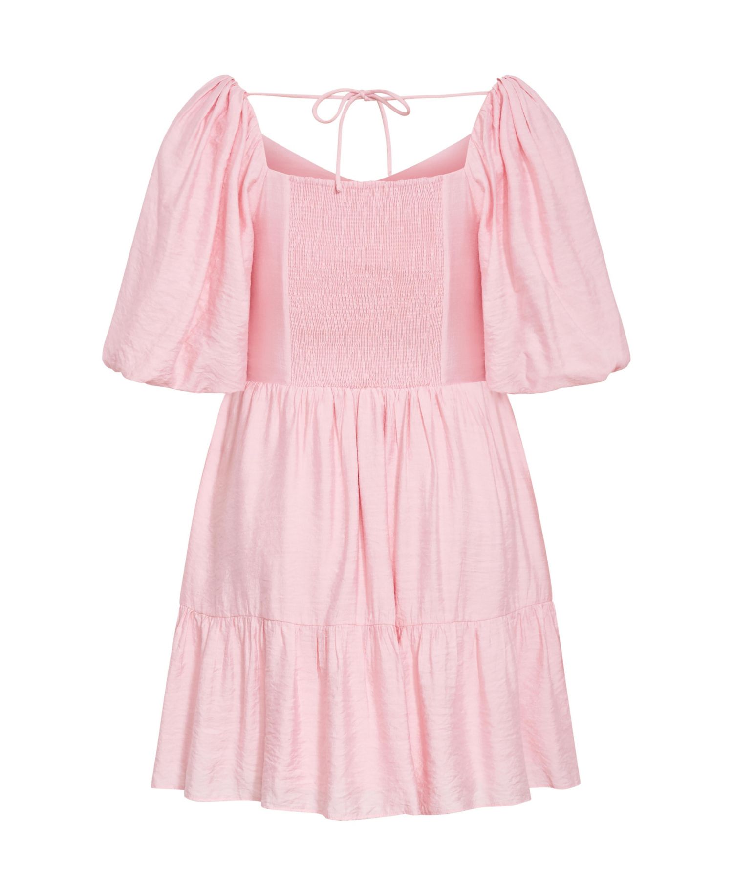 women's Plus Size Mindy Babydoll Mini Dress